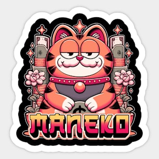 Maneki Cat Sticker